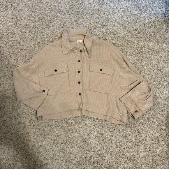 POL Waffle Shacket - Picture 1 of 2